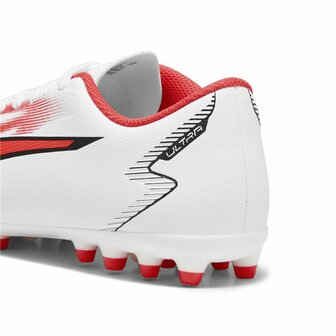 Voetbalschoenen Puma Ultra Play MG Wit Rood - Maat: 37.5 2