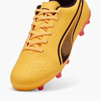 Voetbalschoenen Puma King Matc FG/AG Geel Oranje - Maat: 38 4