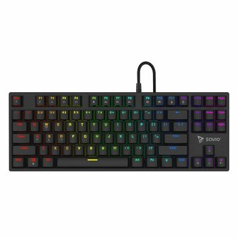 Toetsenbord Savio TEMPEST X2 BLUE Zwart QWERTY 1
