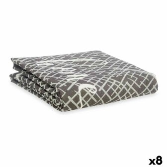 Strijkplankhoes Home sweet home Antraciet 140 x 50 cm (8 Stuks) 1
