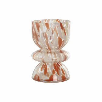 Vaas Home ESPRIT Cr&egrave;me Terra cotta Kristal Modern 16 x 16 x 24 cm 1
