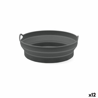 Opvouwbaar siliconen mandje voor airfryer Quid Naturalia 20 x 20 x 7 cm (12 Stuks) 1