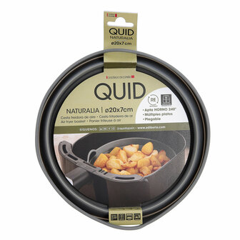 Opvouwbaar siliconen mandje voor airfryer Quid Naturalia 20 x 20 x 7 cm (12 Stuks) 6