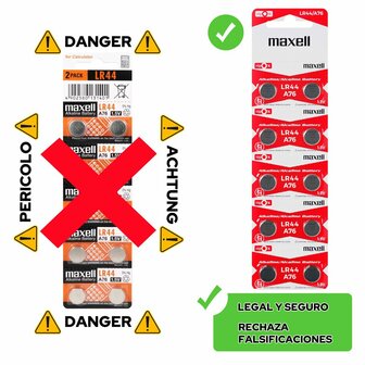 Batterijen Maxell 19040800 1,5 V Knoopcelbatterij (10 Stuks) 4