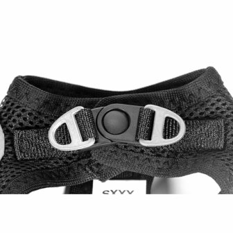 Hondentuigje Gloria Trek Star 33,4-35 cm 51-52 cm Zwart L 2