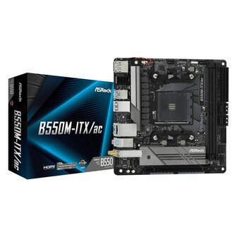 Moederbord ASRock B550M-ITX/ac AMD B550 AMD AM4 1