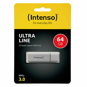 USB stick INTENSO 3531490 USB 3.0 64 GB Zilverkleurig 64 GB DDR3 SDRAM 1