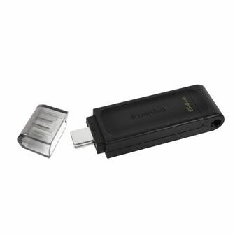 USB stick Kingston 70 Zwart 64 GB (1 Stuks) 2