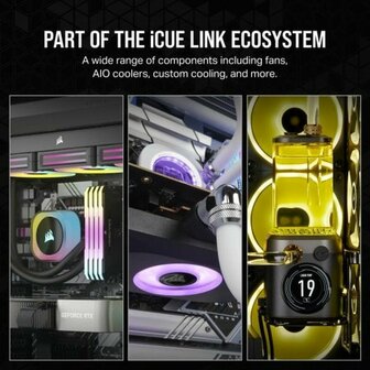 CPU-ventilator Corsair CO-9051010-WW &Oslash; 12 cm (3 Stuks) 7