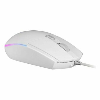 Gaming muis Mars Gaming MMGW Blanco 4