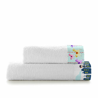 Handdoekenset HappyFriday Mr Fox Nanny Multicolour 2 Onderdelen 2