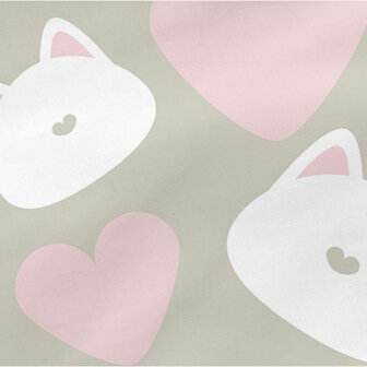 Kussensloop HappyFriday Happynois Kitty Multicolour 60 x 70 cm 2