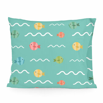 Kussensloop HappyFriday Happynois World map Multicolour 60 x 70 cm 1
