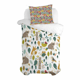 Kussensloop HappyFriday Moshi Moshi Harvestwood Multicolour 60 x 70 cm 3