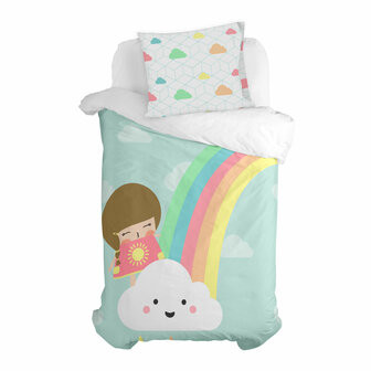 Kussensloop HappyFriday Happynois Rainbow Multicolour 60 x 70 cm 3