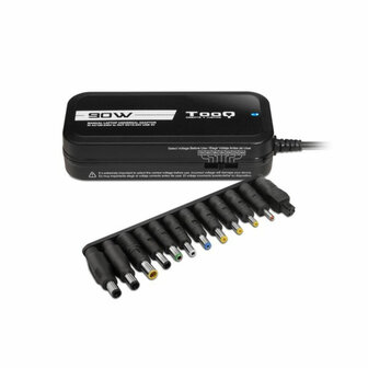 Laptop oplader TooQ TQLC-90BS02M 90W Zwart 90 W 3
