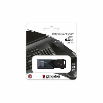 USB stick Kingston DTXON/64GB Zwart 64 GB (1 Stuks) 3