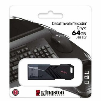 USB stick Kingston DTXON/64GB Zwart 64 GB (1 Stuks) 4