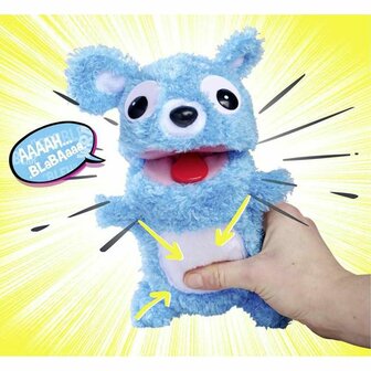 Knuffel met Geluid Simba Screamerz Beer 30 cm Blauw Multicolour 3