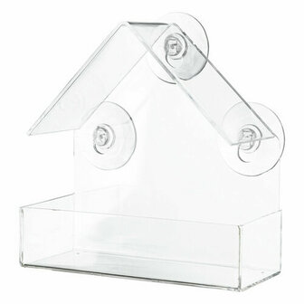 Vogelvoederhuisje Trixie Transparant 225 ml 15 &times; 15 &times; 6 CM 6