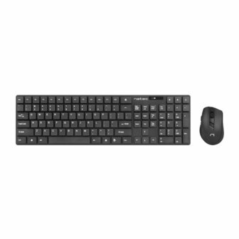 Toetsenbord en muis Natec Stingray Zwart QWERTY Qwerty US 3