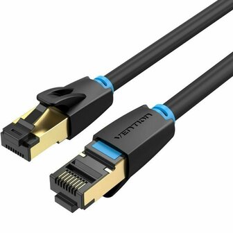 Stevige UTP-netwerkkabel Cat6 Vention IKABI Zwart 3 m 2