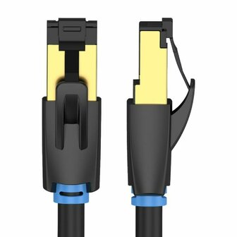 Stevige UTP-netwerkkabel Cat6 Vention IKABI Zwart 3 m 3
