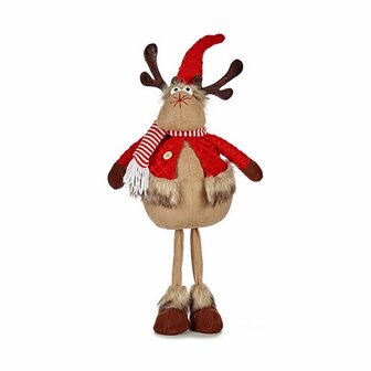 Kerstrendier Rood Bruin 24 x 63 x 27 cm 1