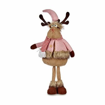 Kerstrendier Roze Bruin 24 x 63 x 27 cm 1