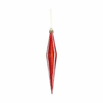 Kerstversiering Uitgerekt 8,5 x 3,5 x 19 cm Rood PVC 1