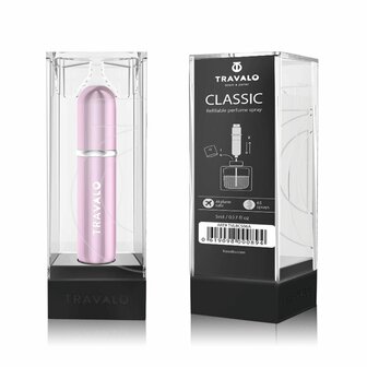 Herlaadbare Verstuiver Travalo Classic HD Roze 5 ml 5