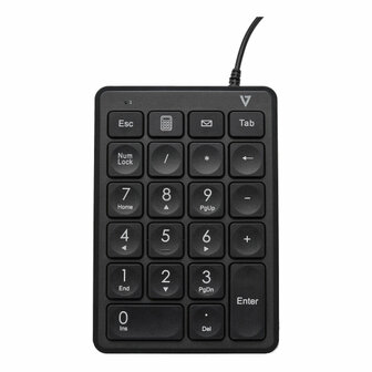 Numeriek toetsenbord V7 KP350 Zwart 5