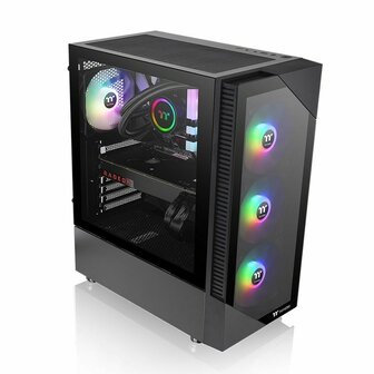 ATX Semi-toren BehuizingTHERMALTAKE View 200 TG ARGB Zwart 5