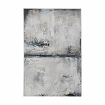 Schilderij Grijs Abstract 80 x 3 x 120 cm 2