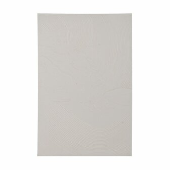 Schilderij Wit Abstract 80 x 3 x 120 cm 1