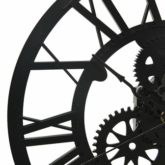 Wandklok 30 cm acryl zwart 4