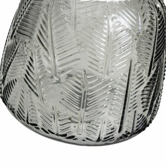 Vaas Grijs Glas 15 x 15 x 15 cm 4