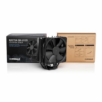 CPU-ventilator PC Noctua NH-U12S chromax.black 4