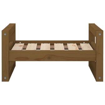 Hondenmand 55,5x45,5x28 cm massief grenenhout honingbruin 5