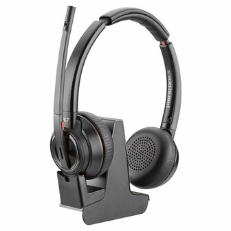 Hoofdtelefoon met microfoon Poly SAVI W8220/A Zwart 3