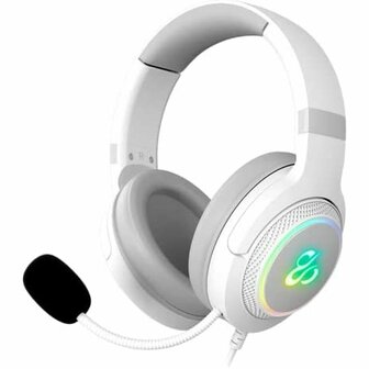 Hoofdtelefoon met microfoon Newskill Wit 1