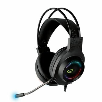 Hoofdtelefoon met microfoon Esperanza EGH7100 Zwart 1