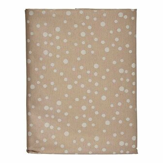 Tafelkleed Jacquard Schoonheidsvlekjes Beige (140 x 180 cm) 1