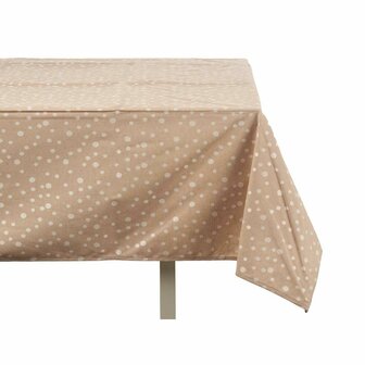 Tafelkleed Jacquard Schoonheidsvlekjes Beige (140 x 180 cm) 2