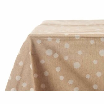 Tafelkleed Jacquard Schoonheidsvlekjes Beige (140 x 180 cm) 4