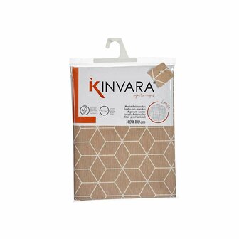 Tafelkleed Dun canvas Abstract Beige (140 x 180 cm) 3