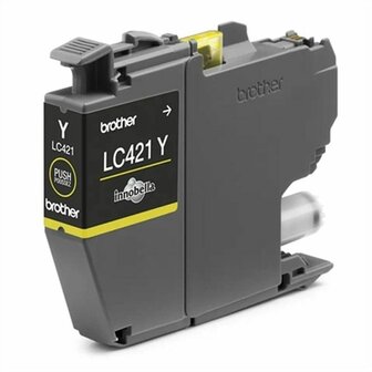 Originele inktcartridge Brother LC-421Y Geel 1