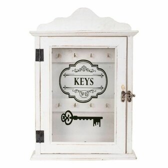 Sleutelkastje Alexandra House Living Wit 7 x 36 x 25 cm 3