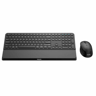 Toetsenbord en muis Philips SPT6607B/16 Zwart 2