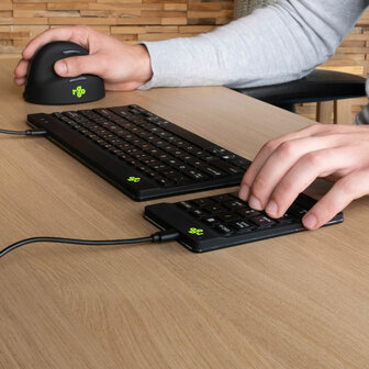 Toetsenbord en muis R-Go RGOCONMWDBL Zwart 2